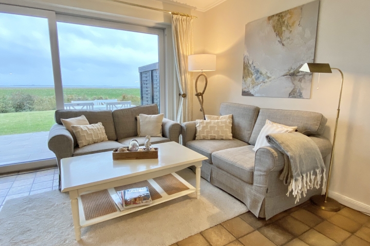 Sofa-Ecke mit herrlichem Wattblick