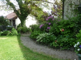 Terrasse unterm Nussbaum