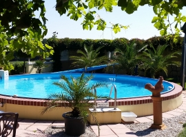 Pool mit Gegenstromanlage