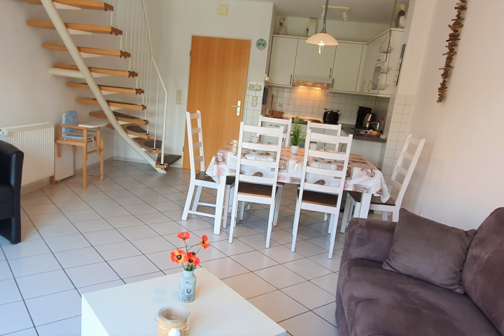 Fewo Stüwes Ferienoasen I + II | Wohnraum mit Küche