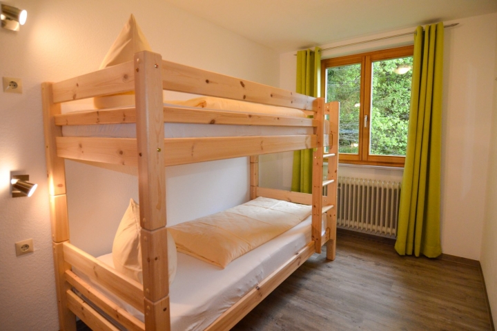 Schlafzimmer mit Etagenbett