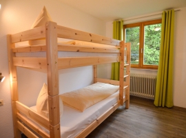 Schlafzimmer mit Etagenbett