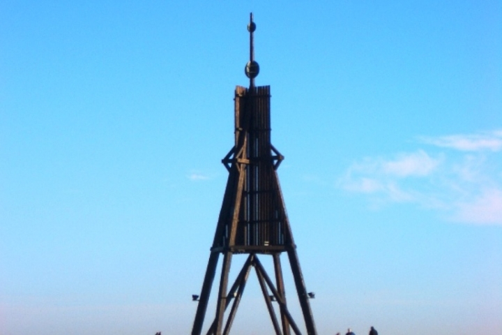 Kugelbake  am Döser Strand - Wahrzeichen von Cuxhaven