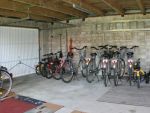 Garage für Fahrräder