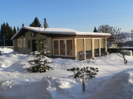 Ferienhaus mit beheizten Wintergarten (Fußbodenheizung)