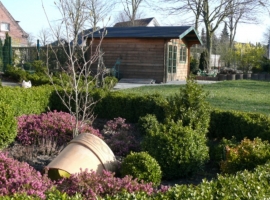 Gartenbereich auf unserem Grundstück