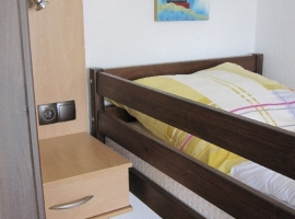 Ein zusätzliches Schlafzimmer mit Doppelstockbett