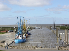 Der idyllische Kutterhafen und Nordseestrand sind immer einen Urlaub wert.