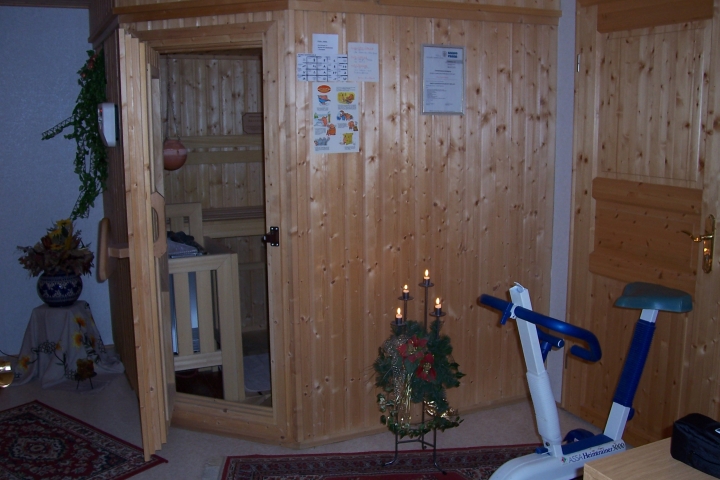 Ferienwohnung-Wellnessbereich mit Sauna