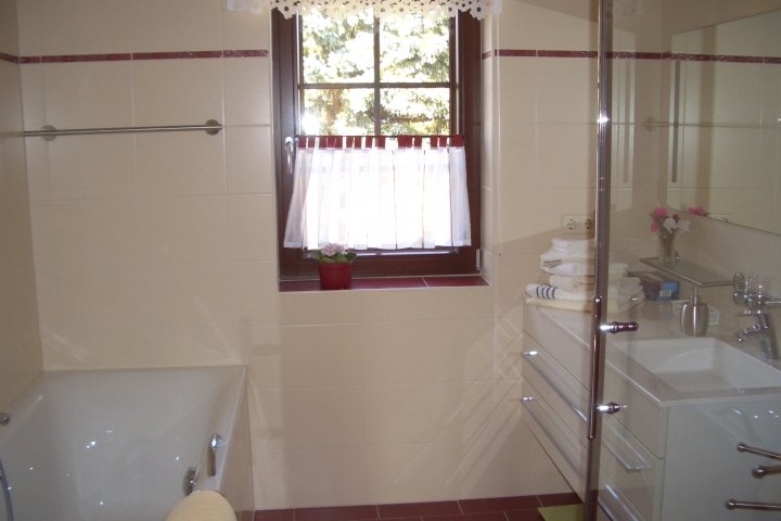 Bad mit Wanne und Dusche