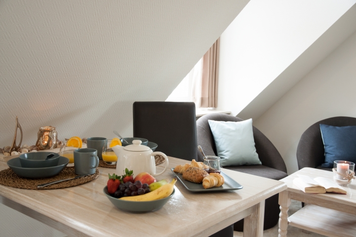 Esstisch im Wohnraum