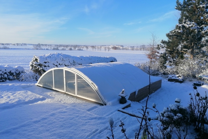 Umgebung um Pension - Winter