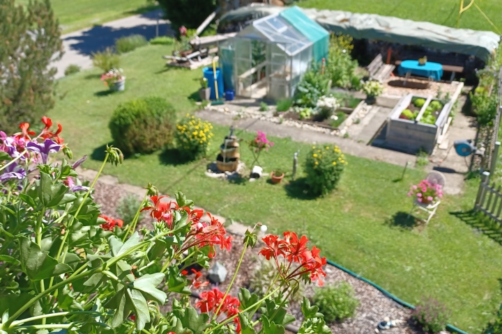 Ferienwohnungen Kuglers Landhaus | Blick aus dem Fenster