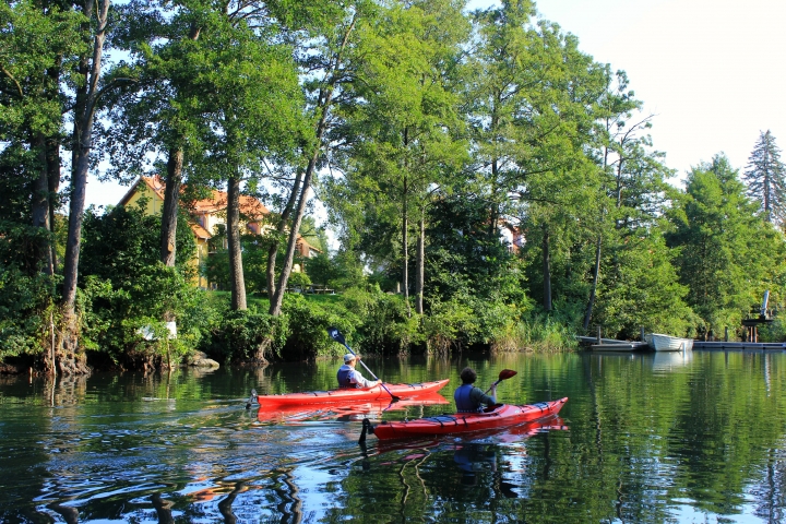 Kanutour auf dem idyllischen Bolter Kanal