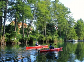 Kanutour auf dem idyllischen Bolter Kanal