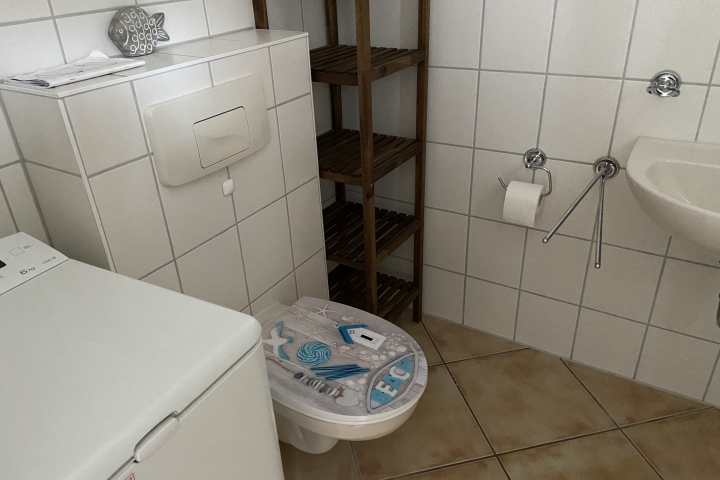 Gäste-WC mit Waschmaschine