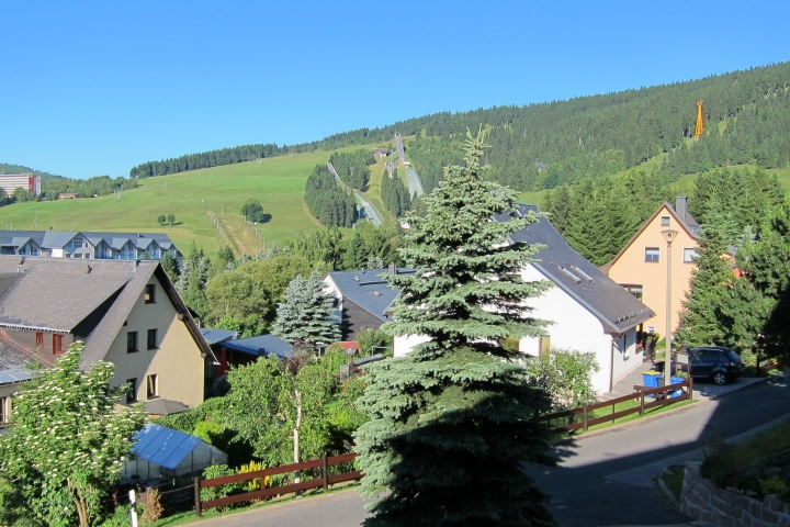 Blick vom Balkon - Wohnung B