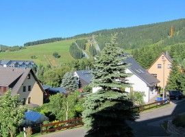 Blick vom Balkon - Wohnung B