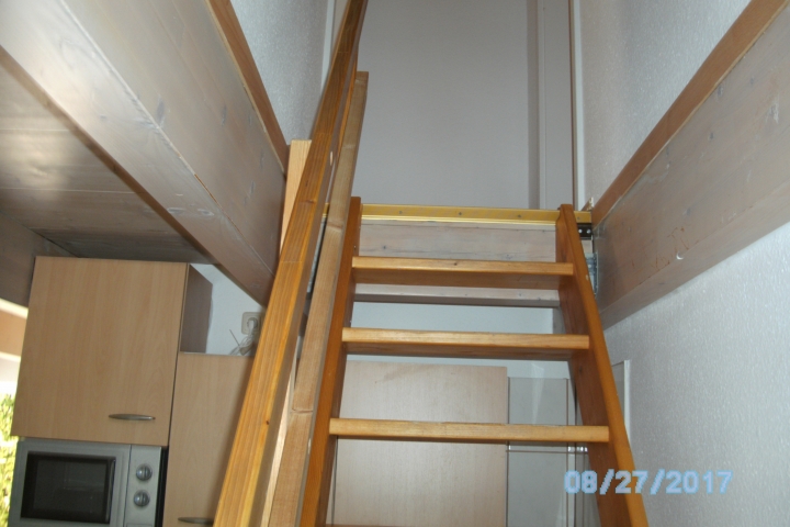 Treppe zum Schlafbereich