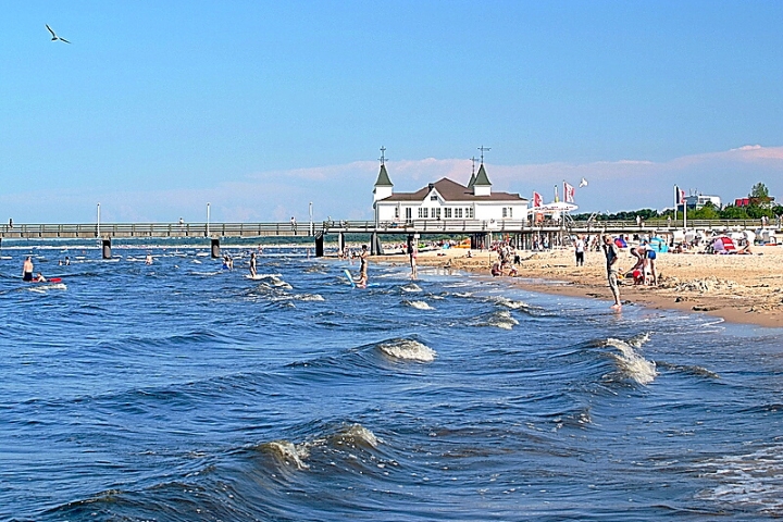 Ostseestrand (Seebad Ahlbeck). Nur 5 km.