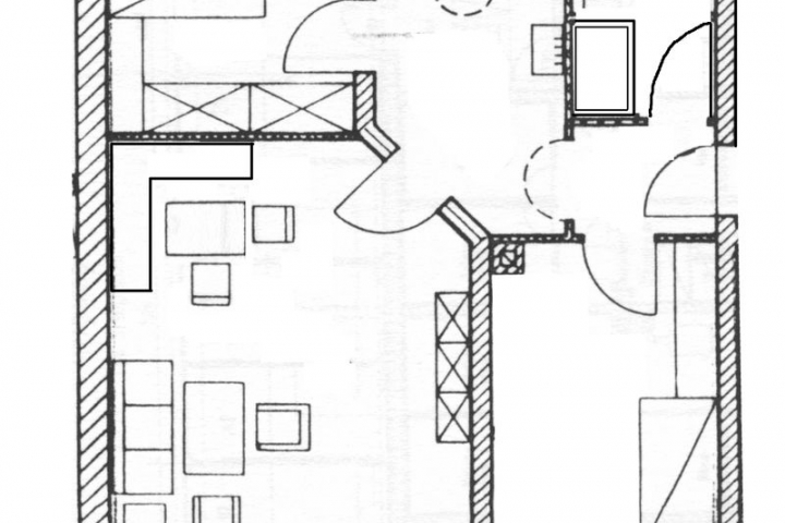 Grundriss der Wohnung