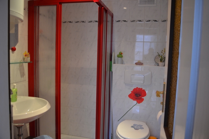 Ferienhaus 1 - Badezimmer mit WC