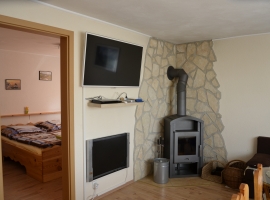 Ferienhaus Panoramablick - für 2 bis 4 Personen mit Terrasse, TV, Kaminofen und 2 getr. Schlafzimmer.
