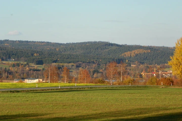 Herbststimmung vom Balkon