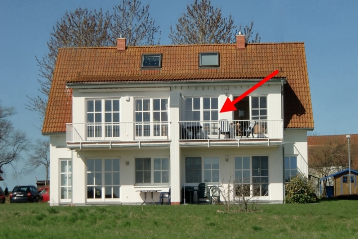 Ferienwohnung im OG mit großem Balkon