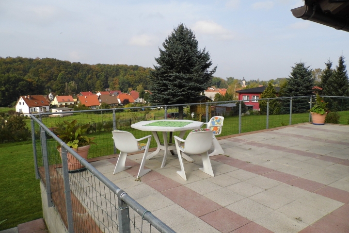 Ortsblick von Terrasse