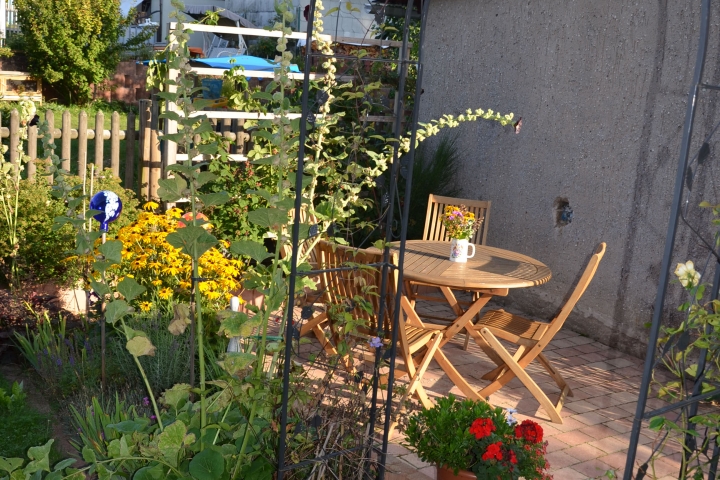 Sitzecke auf der Terrasse