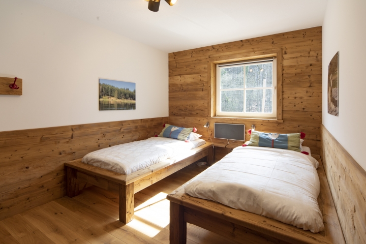 Schlafzimmer 3 mit 2 Einzelbetten 100 cm breit