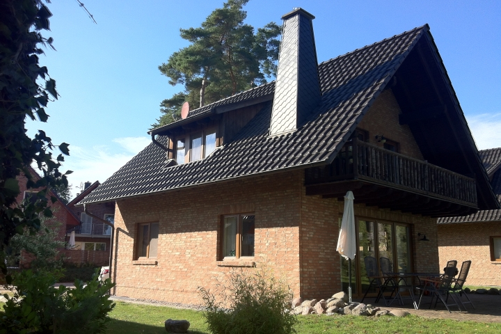 Ferienhaus Müritzblick - Ansicht vom Garten