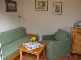 Das grüne Zimmer.