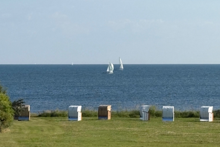 Blick vom Balkon