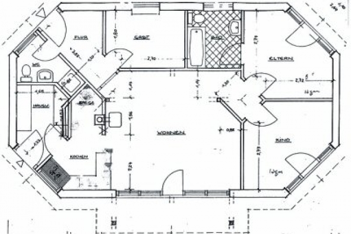 interessante Architektur, Waschmaschine und Wäschetrockner vorhanden