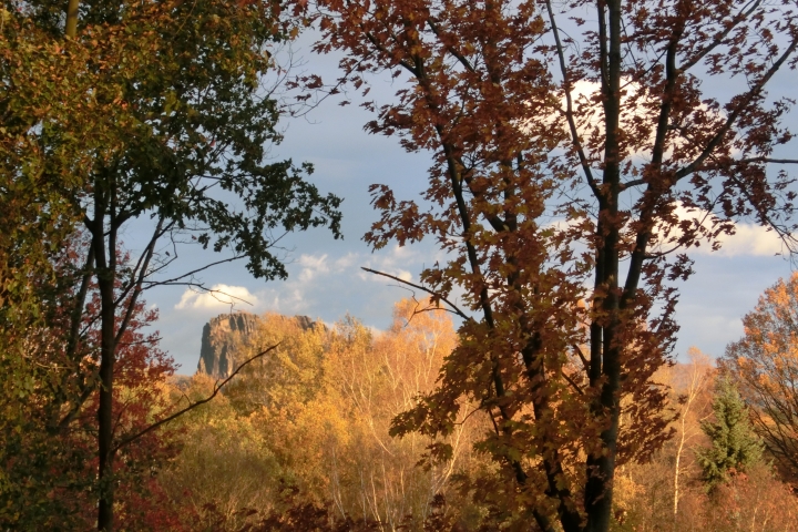 Der Blick vor unserer Haustür.