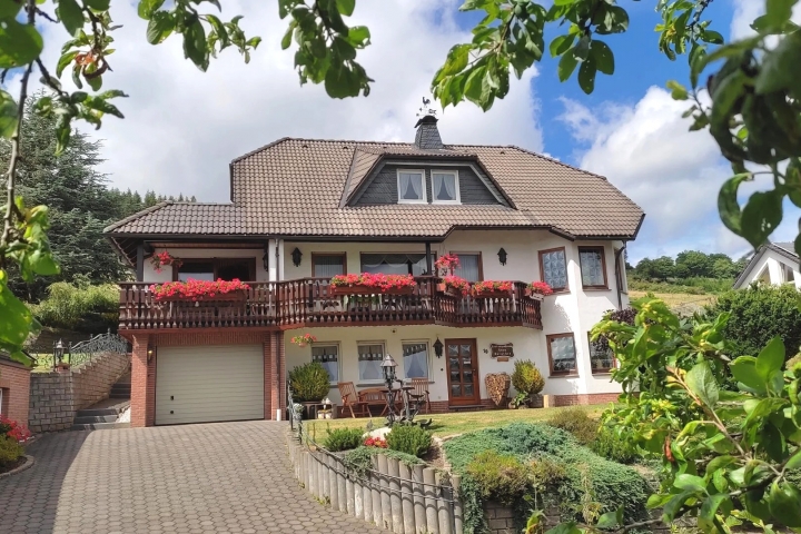 Sommer Hausansicht Ferienwohnung Haus Dorothee, Winterberg