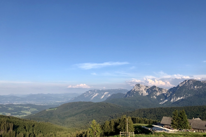 Herrlicher Ausblick von der Stoißer Alm in Anger