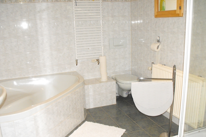 Wanne, WC, Duschkabine