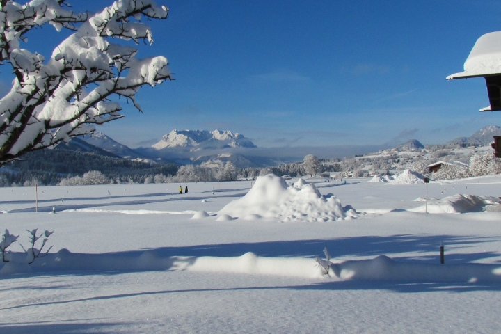Blick auf Kaisergebirge
