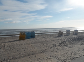 Am Strand in den Abendstunden