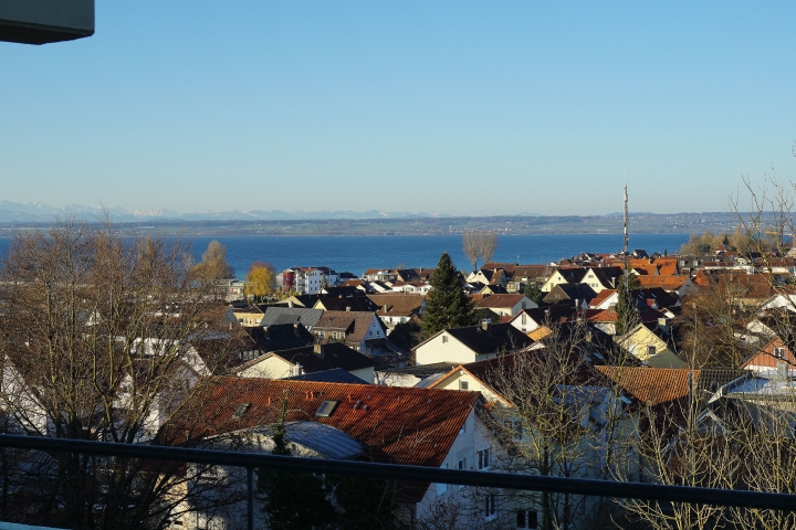 Blick vom Balkon Richtung Südwesten