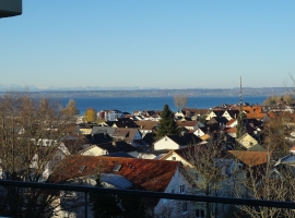 Blick vom Balkon Richtung Südwesten