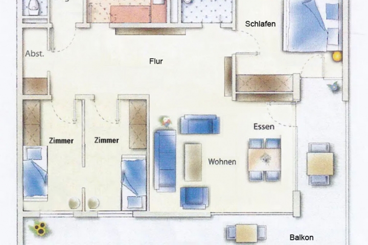 Grundriss Wohnung Familie Mehl