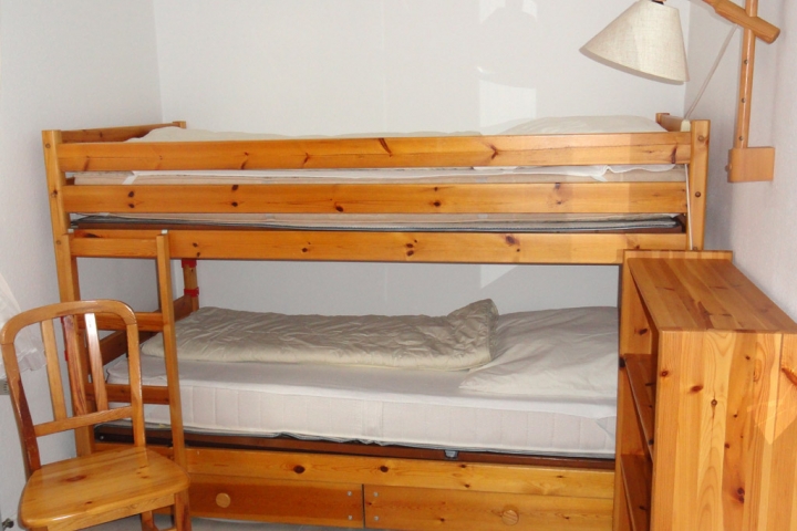 Schlafzimmer 2 - mit Etagenbett