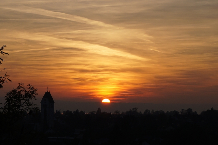 Einmalig schön sind die Sonnenuntergänge