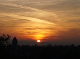 Einmalig schön sind die Sonnenuntergänge