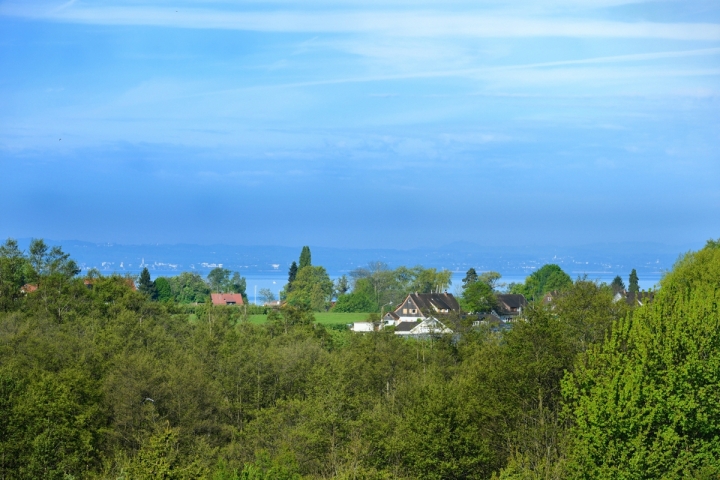 Landhaus Objekt 1 FEwo B Aussicht vom Balkon 