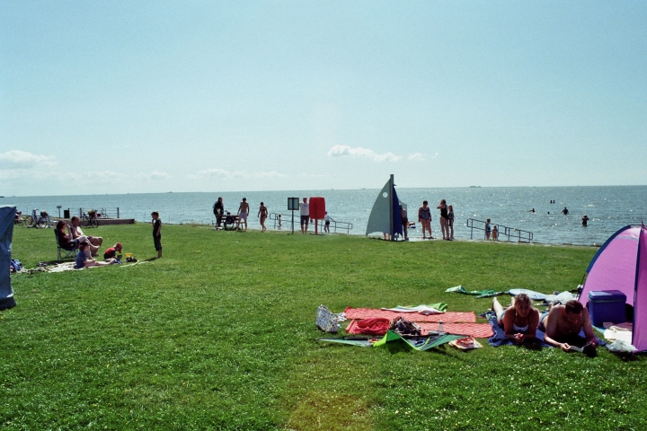Sommer an der Badestelle Schlüttsiel.